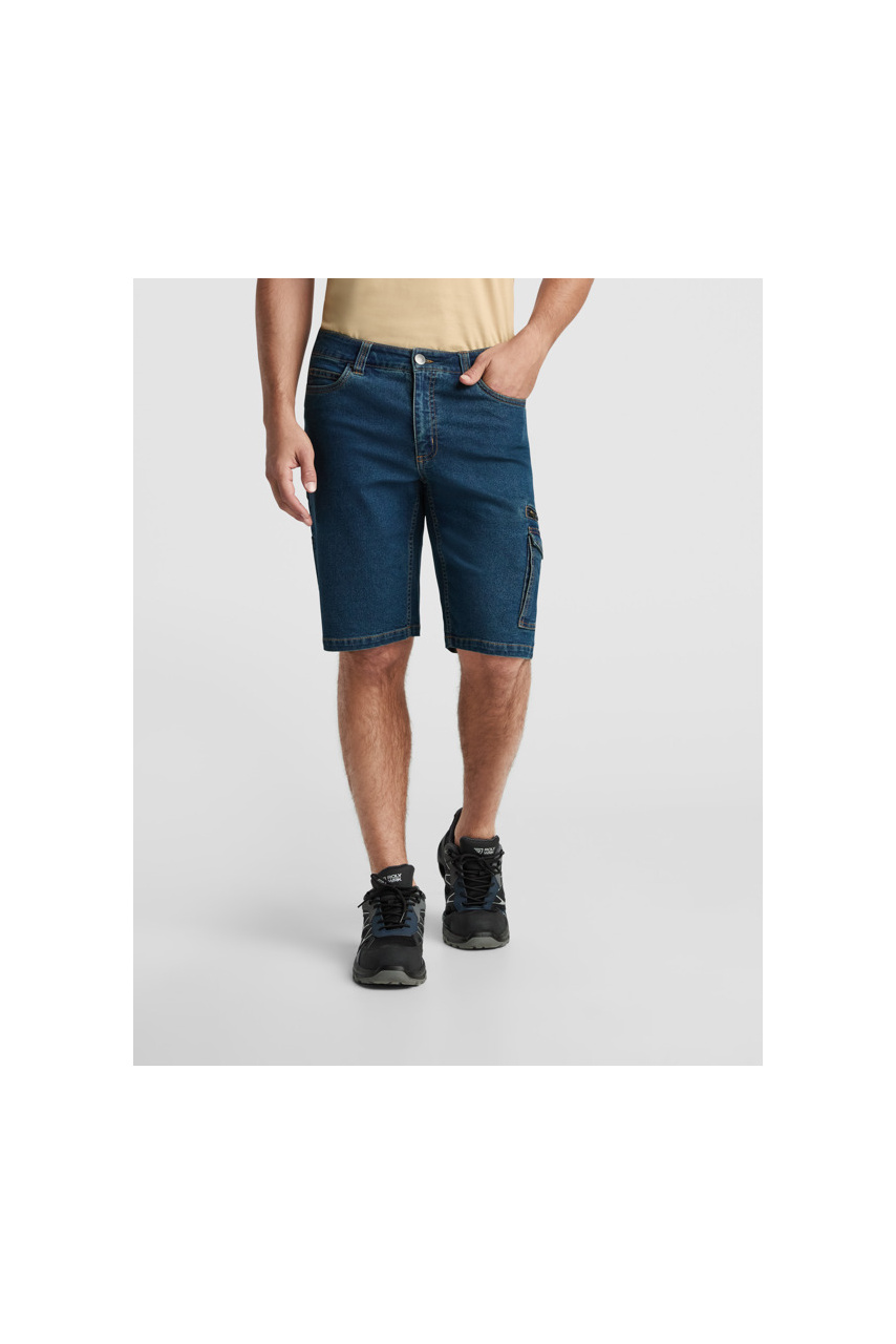 NIVUS Unisex Multi-Pocket Denim Work Shorts