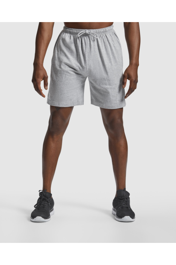 Men's Heather Grey Sports Shorts - Comfortable & Stylish