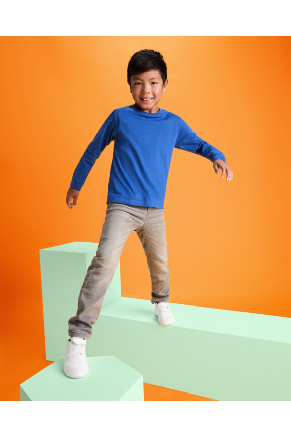 Kids' Long-Sleeve Cotton T-Shirt