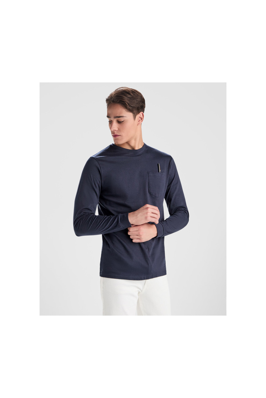 Tricou cu mâneci lungi SHIBA, bumbac 100%