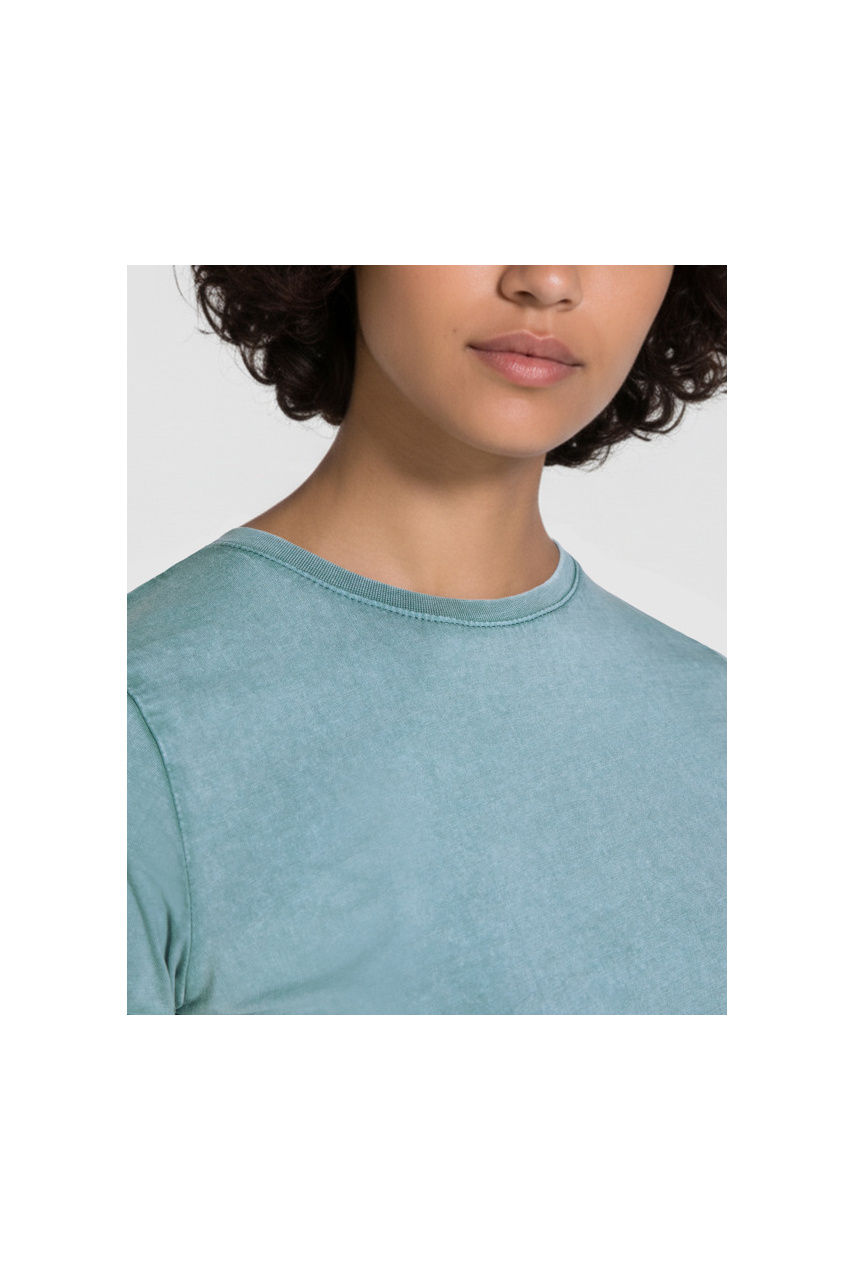 FIYI Women's Washed Effect Cotton T-Shirt