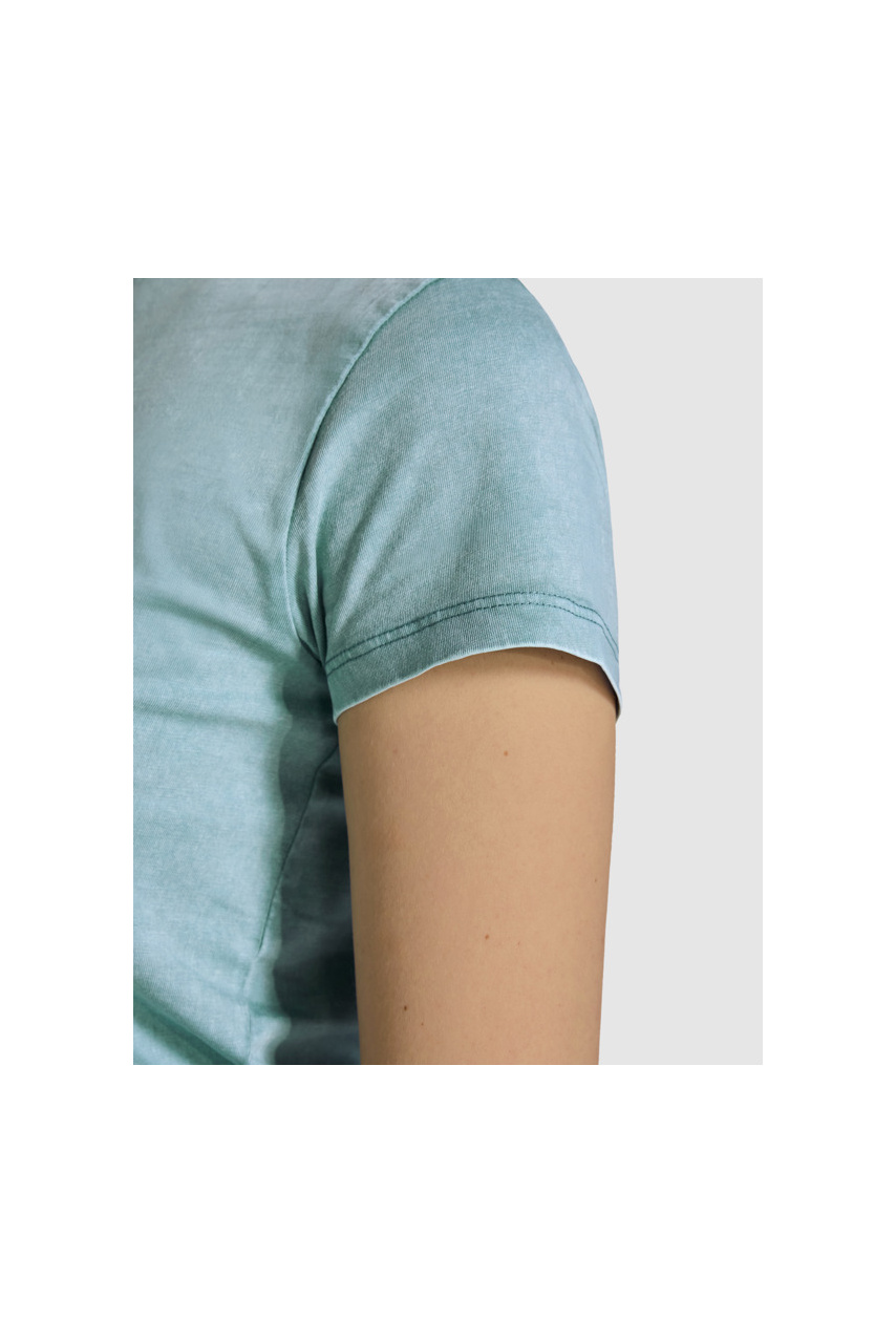 FIYI Women's Washed Effect Cotton T-Shirt