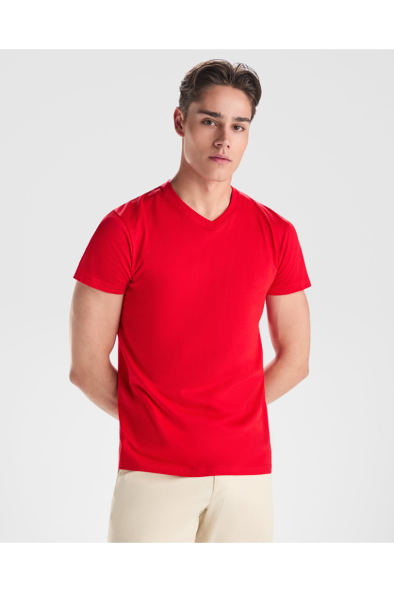 Tricou Samoyedo din Bumbac 100% cu Guler în V
