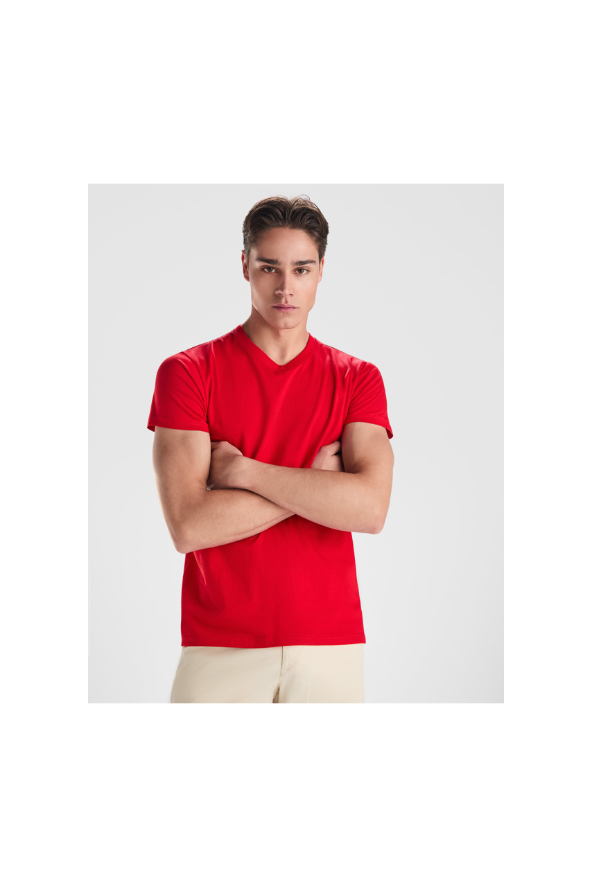 Tricou Samoyedo din Bumbac 100% cu Guler în V