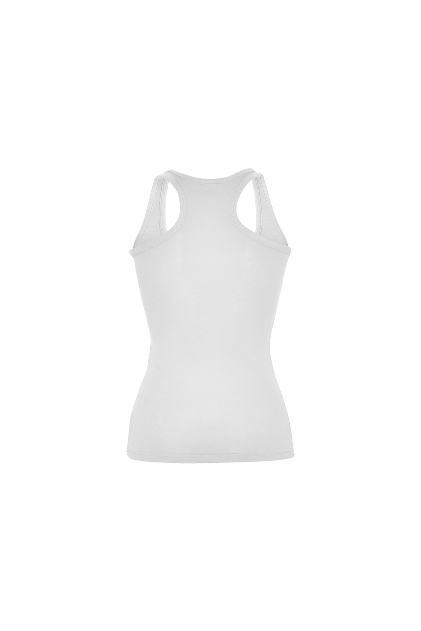 Carolina Ribbed Racerback Tank Top - 100% Cotton