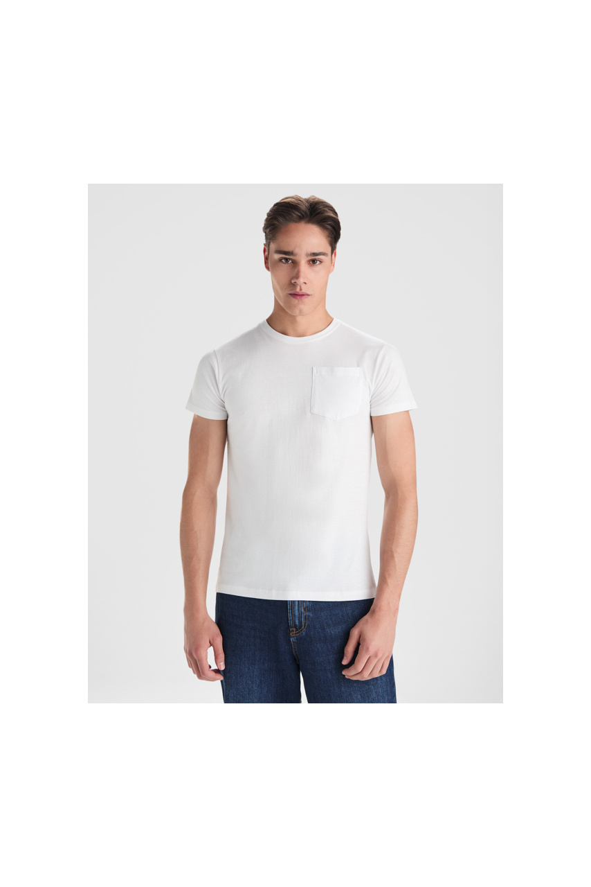 Tricou Teckel din Bumbac cu Buzunar - Confortabil și Stilat