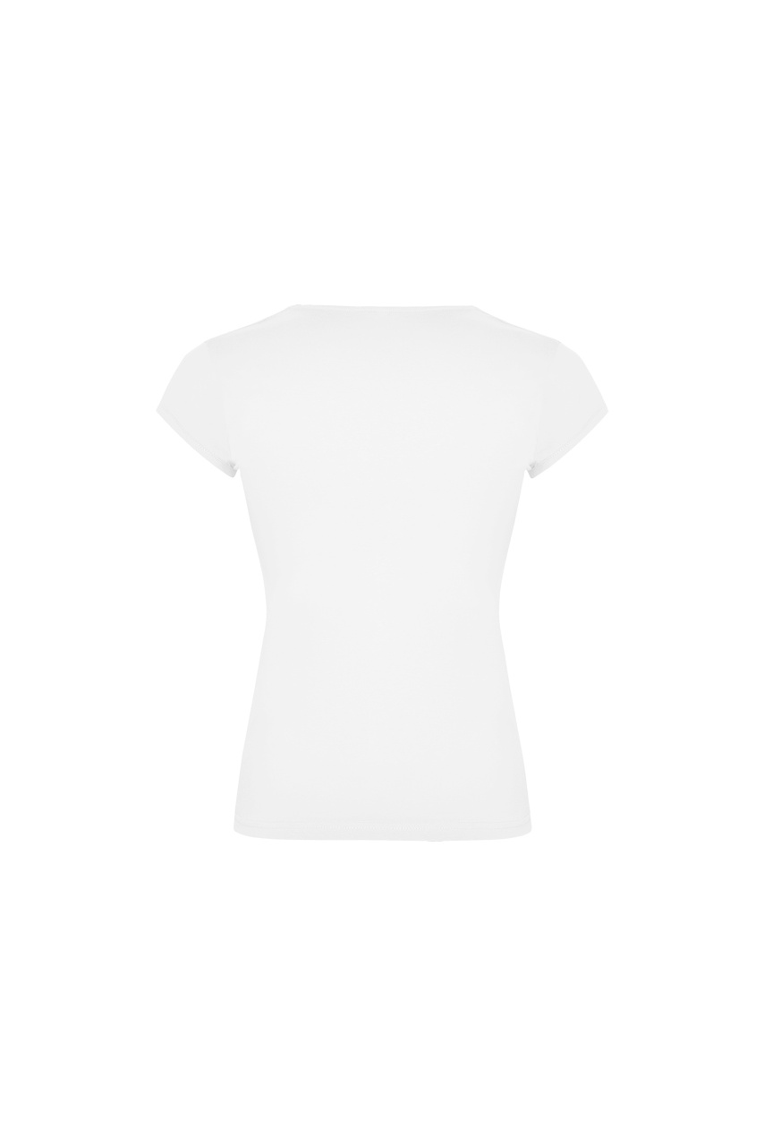 Tricou Fitted BELICE din Bumbac Pieptănat