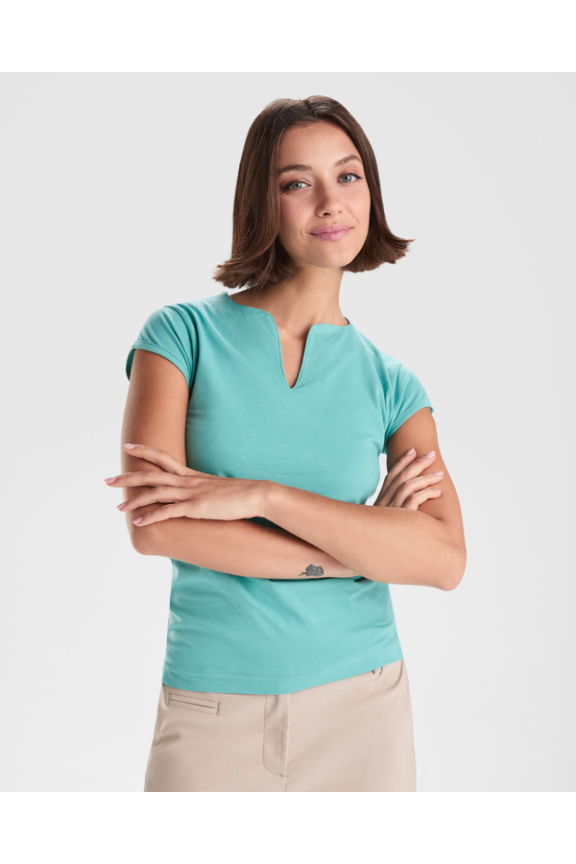 Tricou Fitted BELICE din Bumbac Pieptănat