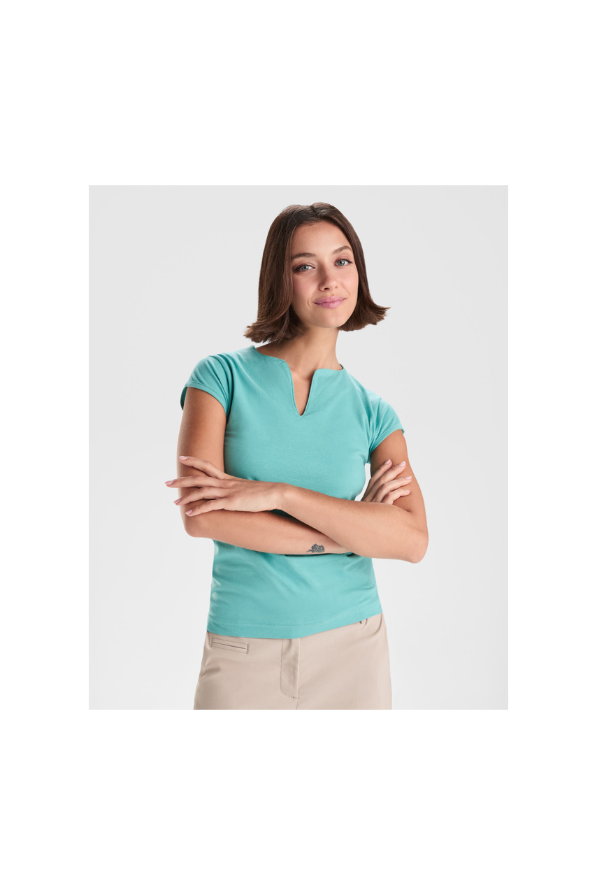 Tricou Fitted BELICE din Bumbac Pieptănat