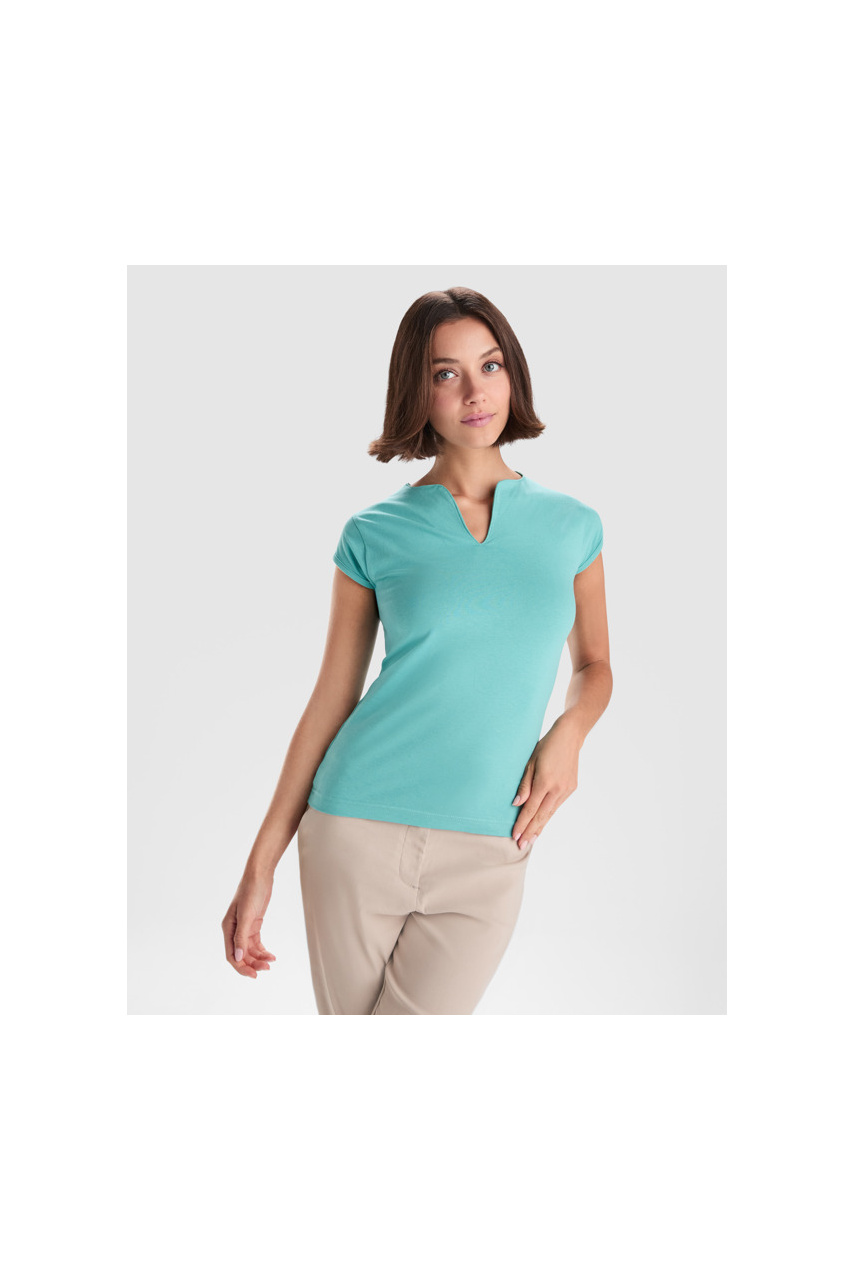 Belice Fitted V-Neck T-Shirt - Soft Combed Cotton