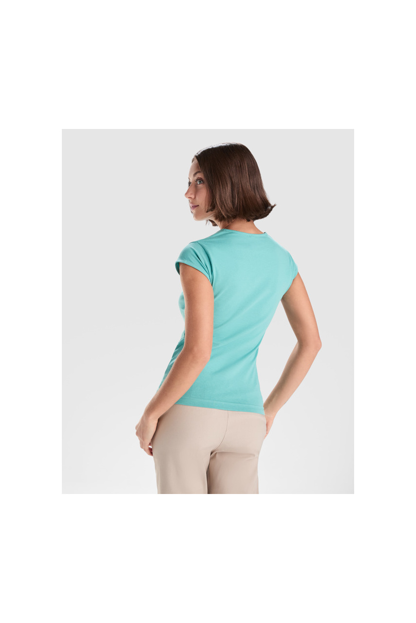 Tricou Fitted BELICE din Bumbac Pieptănat