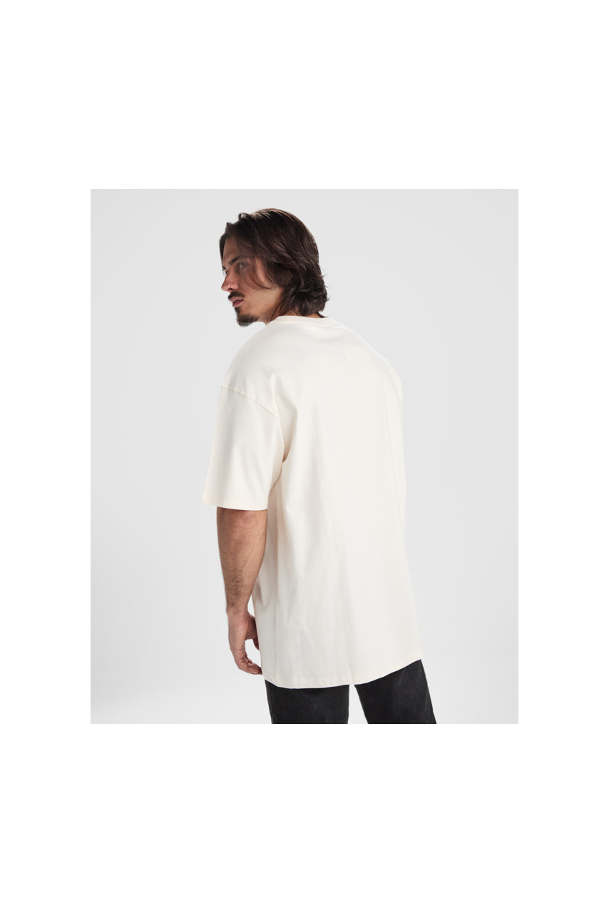 Tricou Oversized BULL din Bumbac Gros