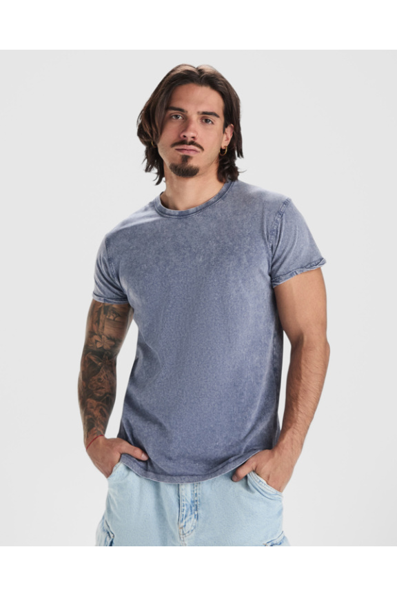 HUSKY Washed Effect Cotton T-Shirt