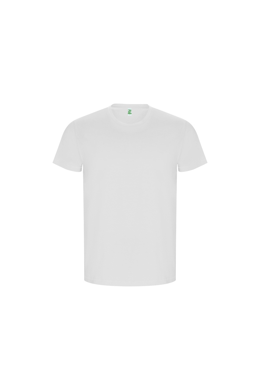 Tricou Alb Bumbac Organic GOLDEN