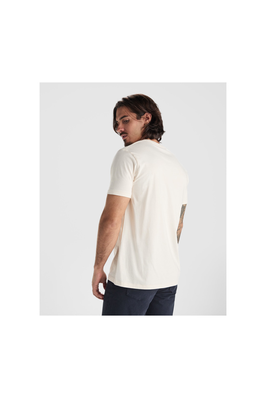 Tricou Alb Bumbac Organic GOLDEN