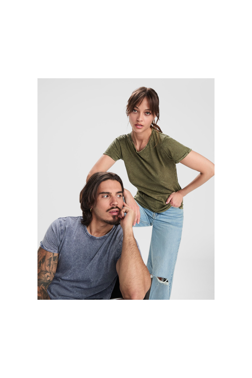 Women's Washed Effect Cotton T-Shirt