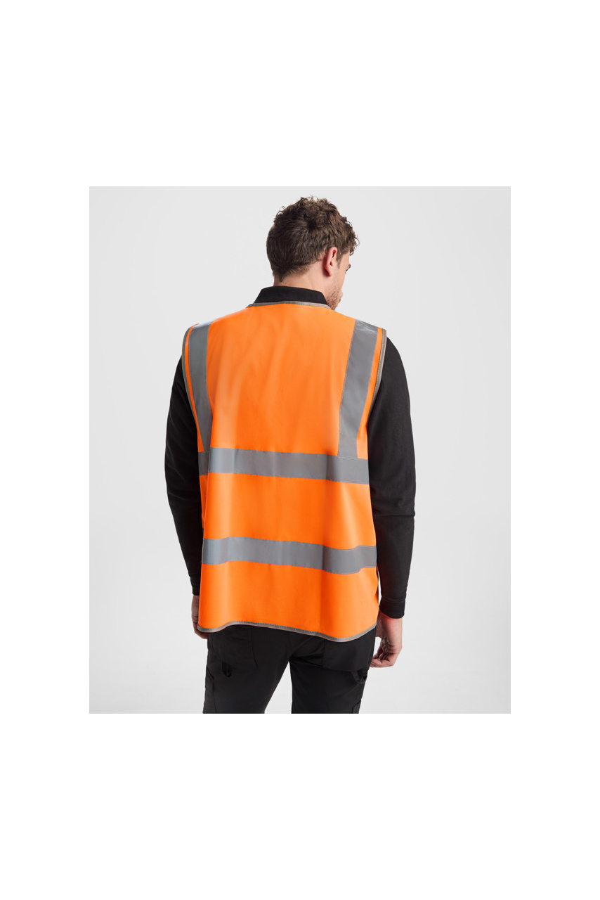 Vestă de Vizibilitate Înaltă POLUX pentru Siguranța Muncii