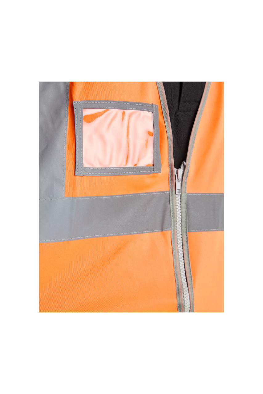 Vestă de Vizibilitate Înaltă POLUX pentru Siguranța Muncii