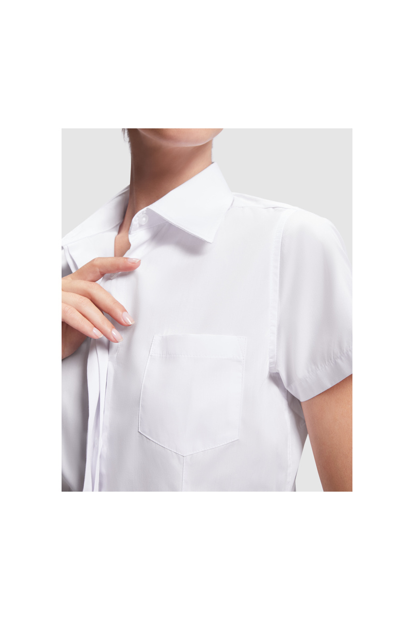 Sofia Women's Fitted Short-Sleeve Shirt - Stylish Workwear