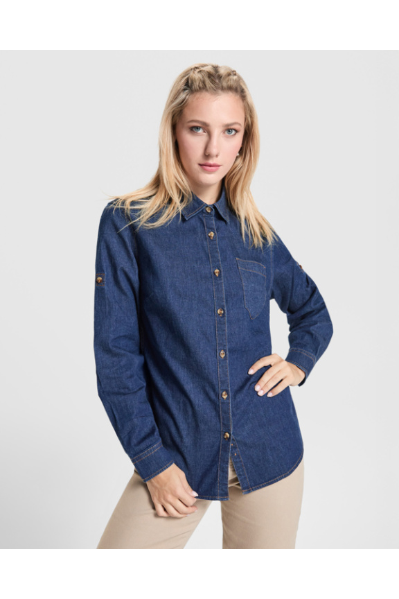 Cămașă Denim Femei LUJAN - Stil și Confort