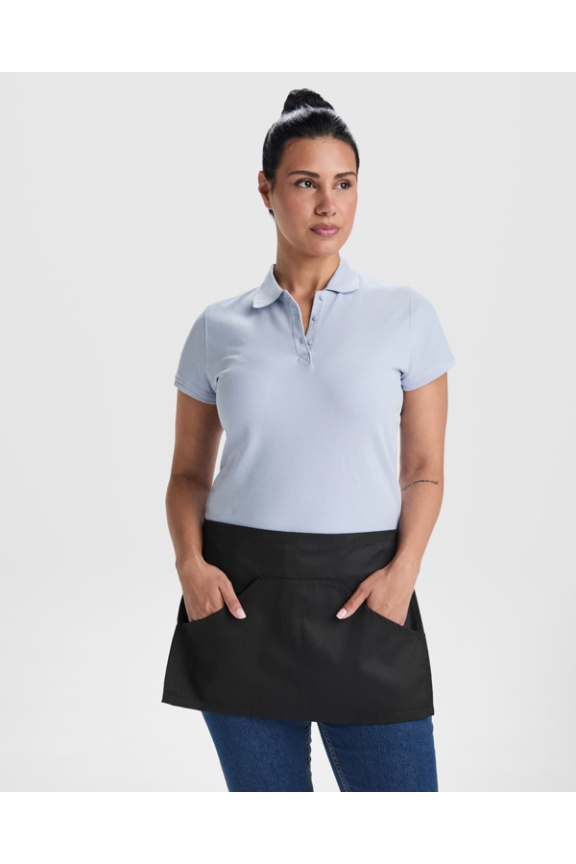 Compact Twill Apron with Dual Pocket Design