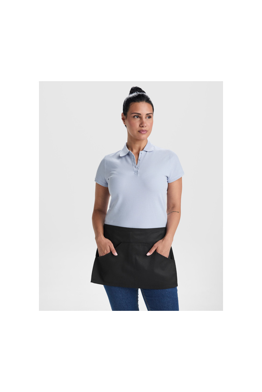 Compact Twill Apron with Dual Pocket Design