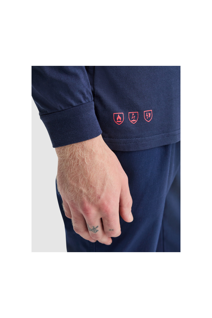 DEFENDER Flame-Retardant Long-Sleeve T-Shirt