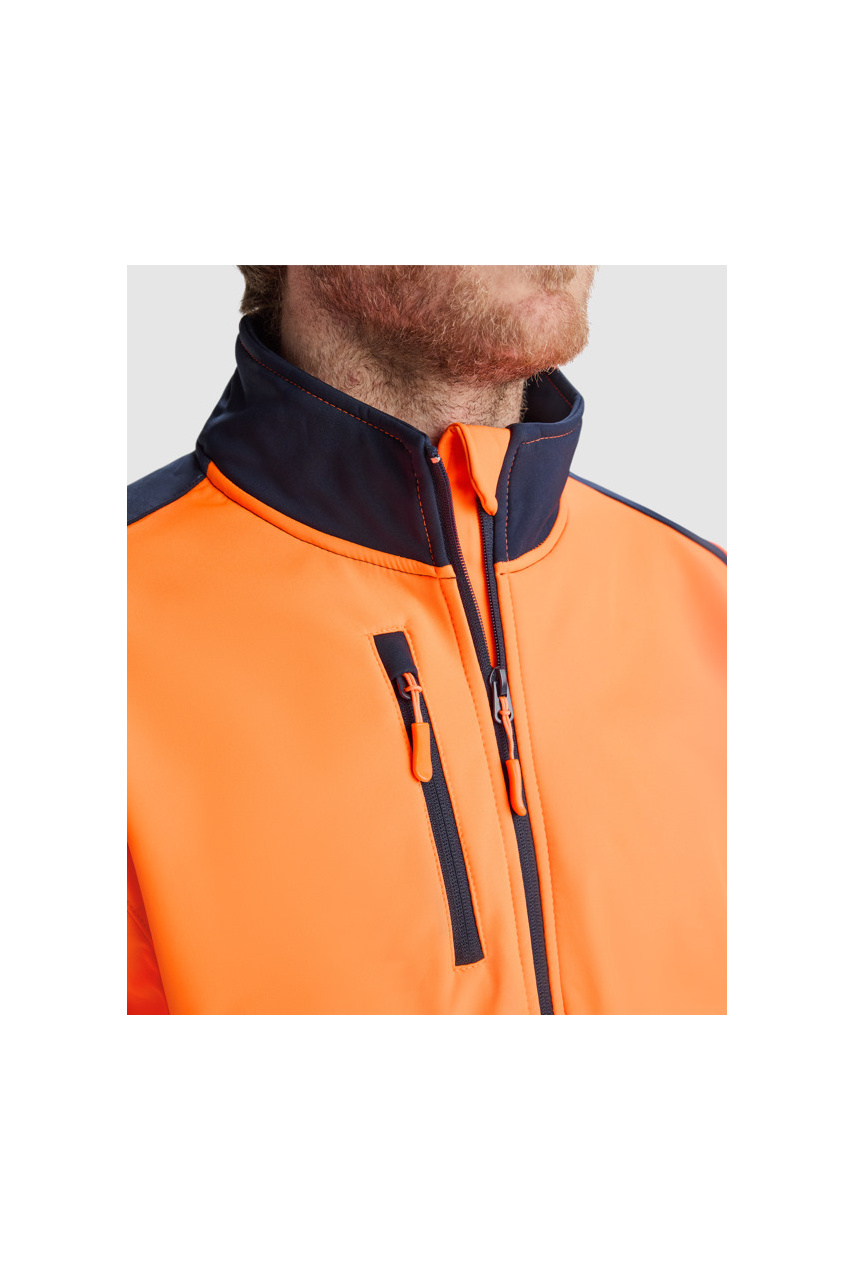 Jachetă Softshell ANTARES Vizibilitate Ridicată