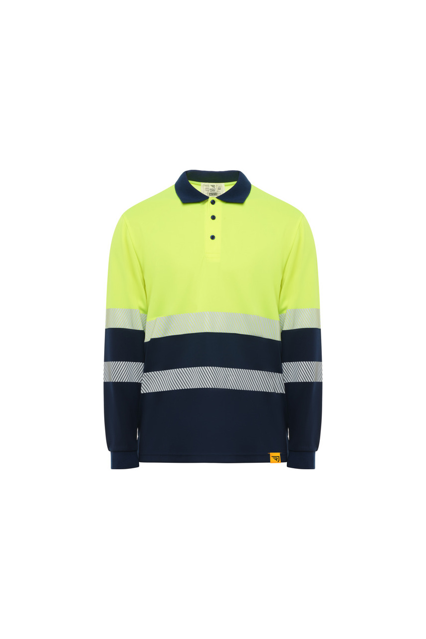 Vega LS High Visibility Long-Sleeve Polo Shirt