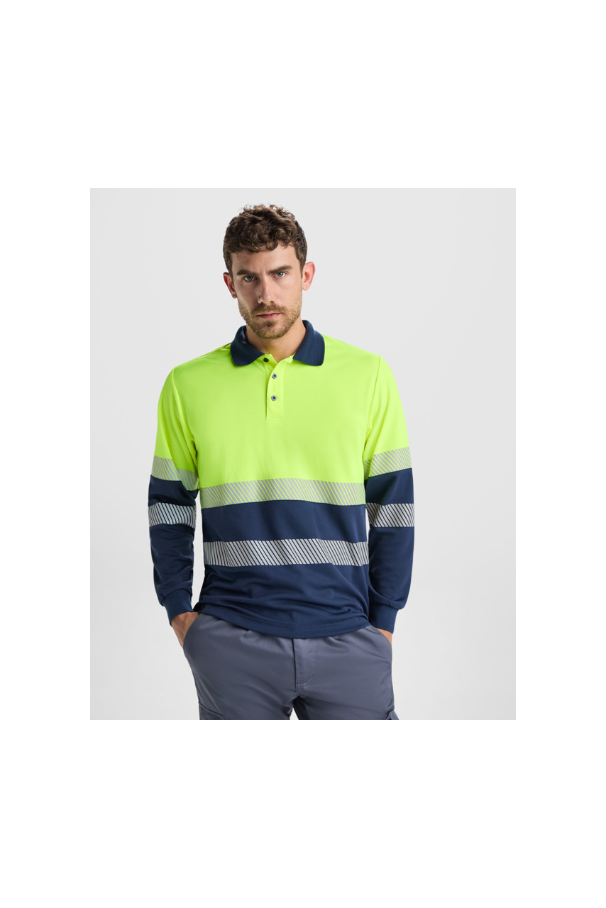 Vega LS High Visibility Long-Sleeve Polo Shirt