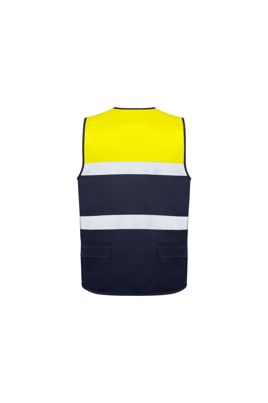 High-Visibility Two-Tone Multi-Pocket Vest