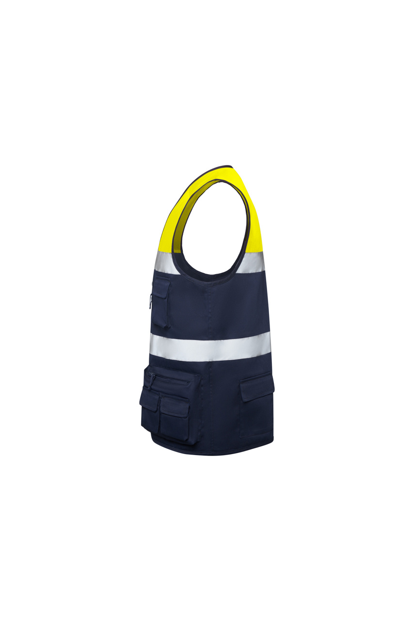 High-Visibility Two-Tone Multi-Pocket Vest