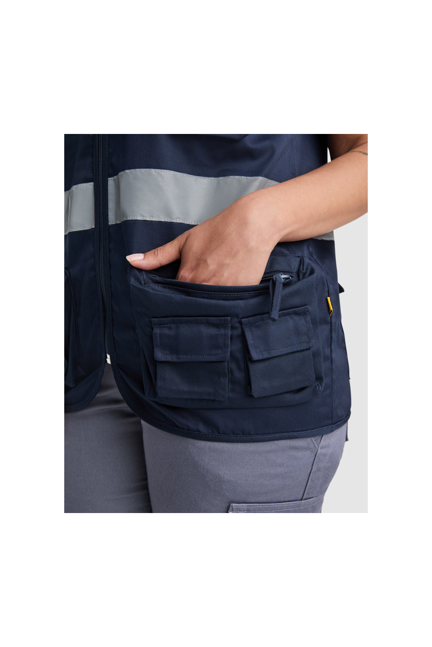 High-Visibility Two-Tone Multi-Pocket Vest