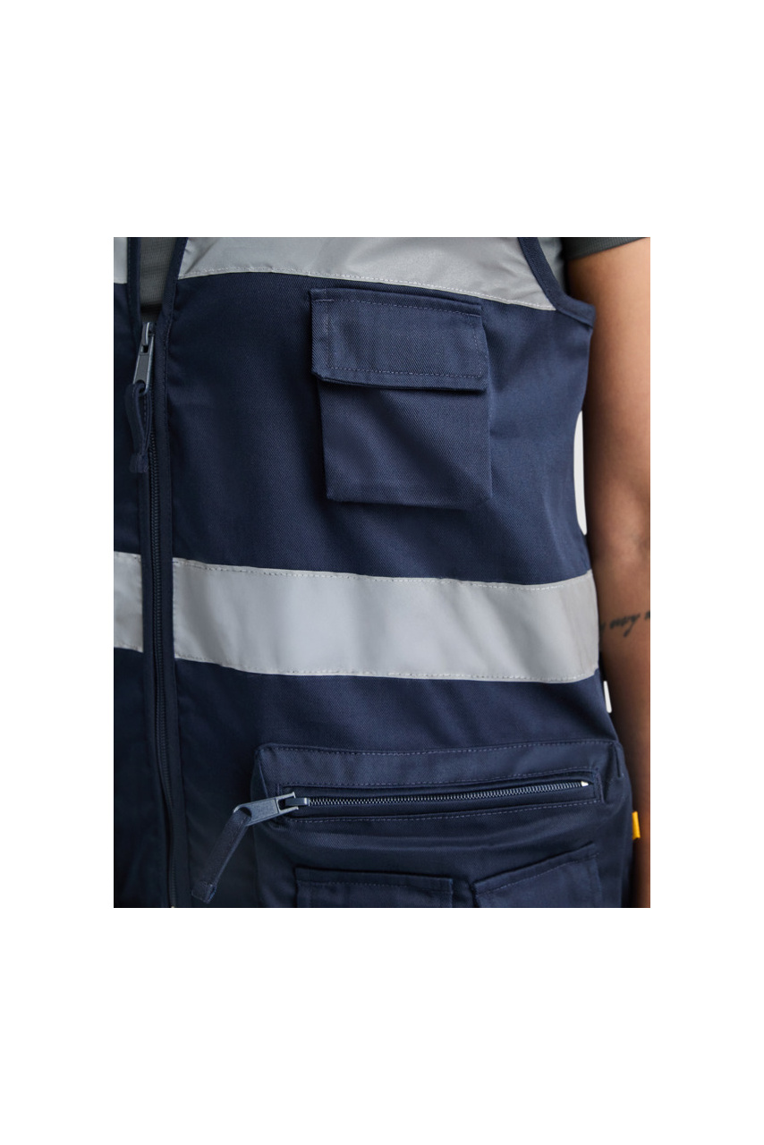 High-Visibility Two-Tone Multi-Pocket Vest