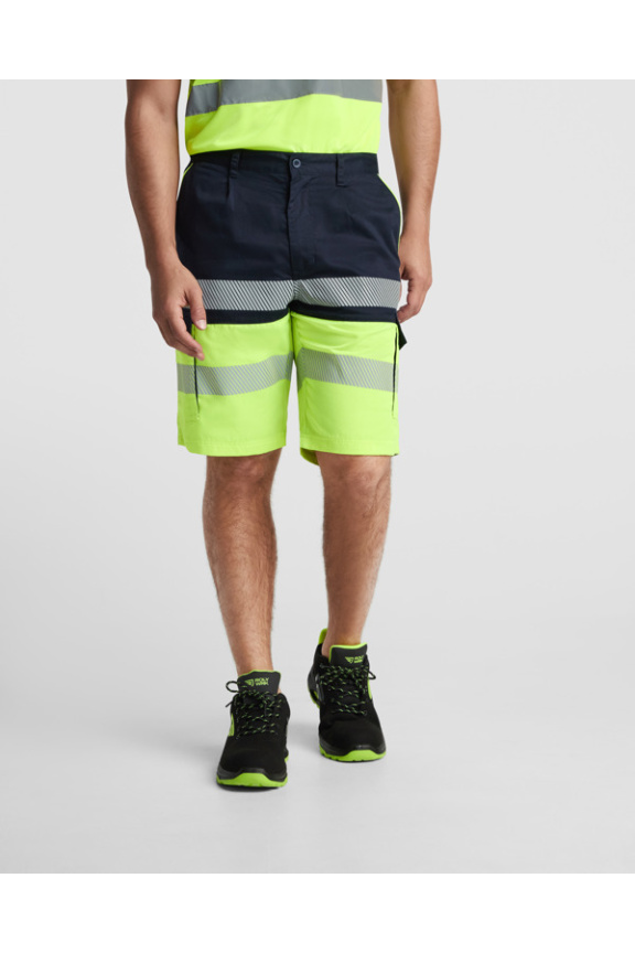 LADA High-Visibility Work Shorts with Multi-Pockets
