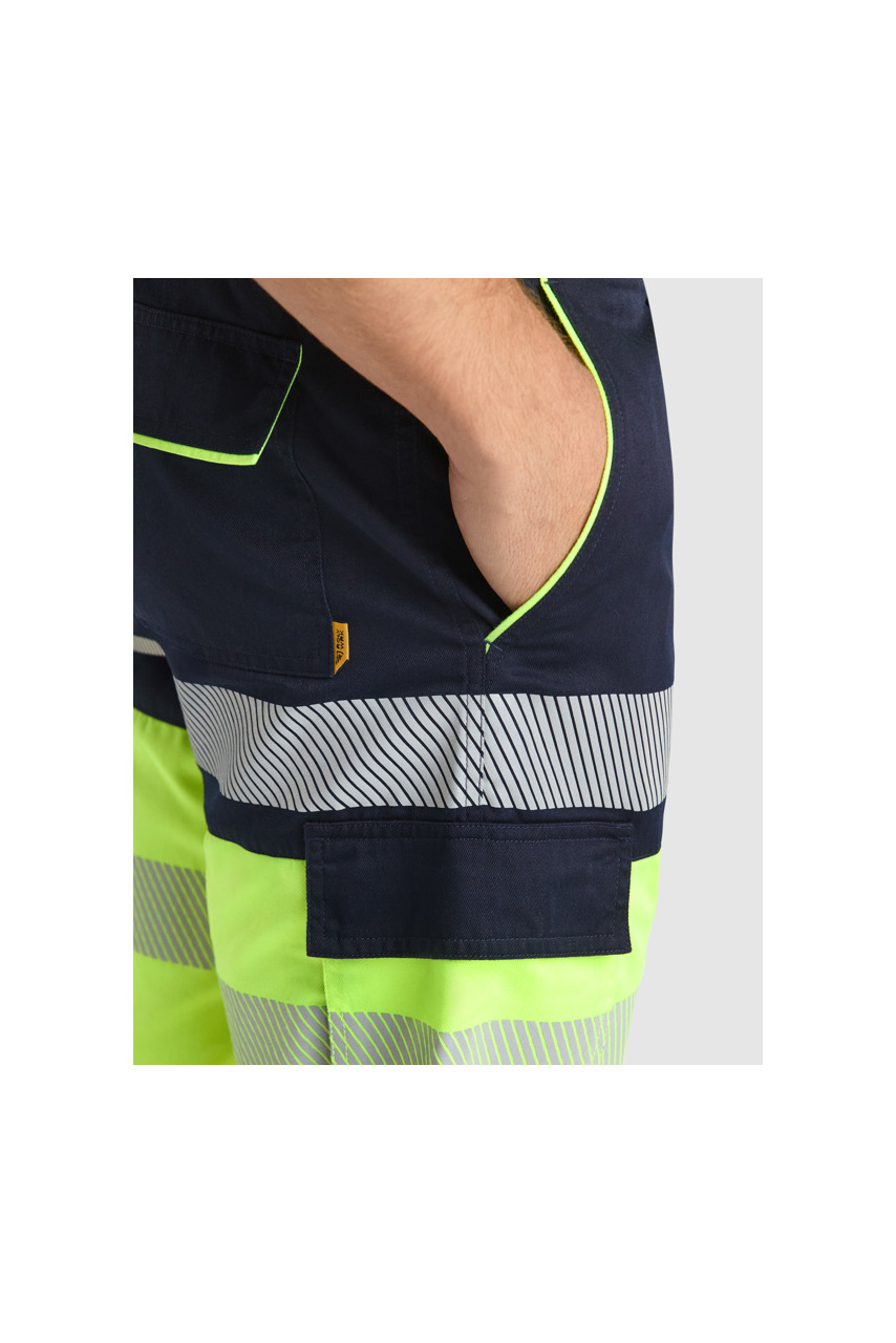 LADA High-Visibility Work Shorts with Multi-Pockets