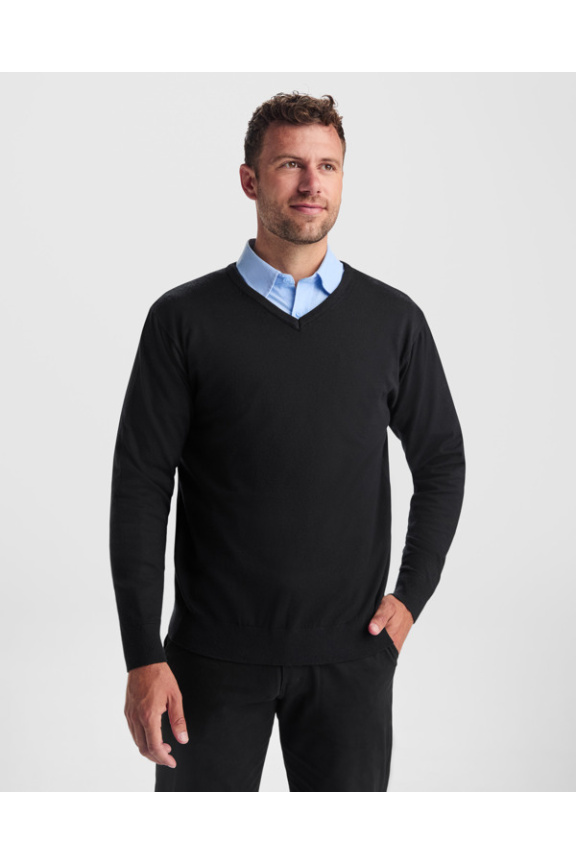 Hilux V-Neck Fine Knit Jumper