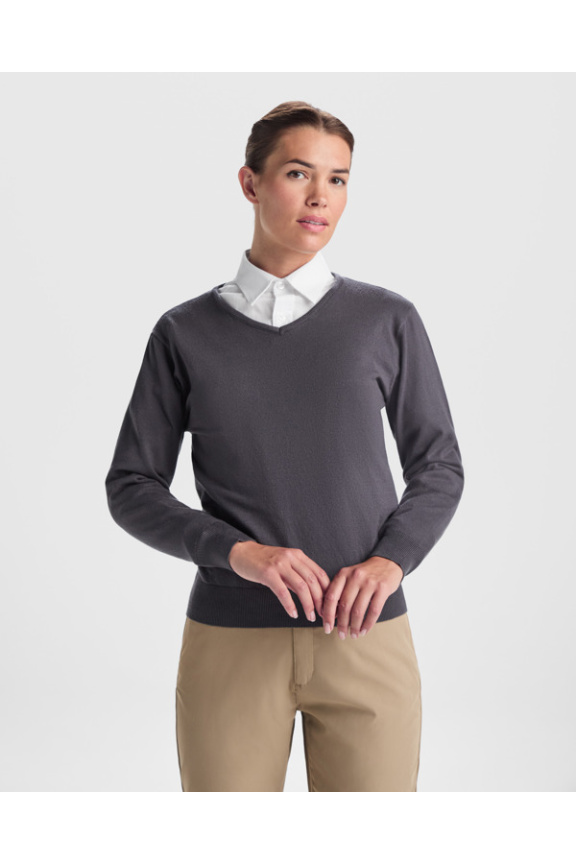 Hilux Women's V-Neck Jumper - Workwear Essential