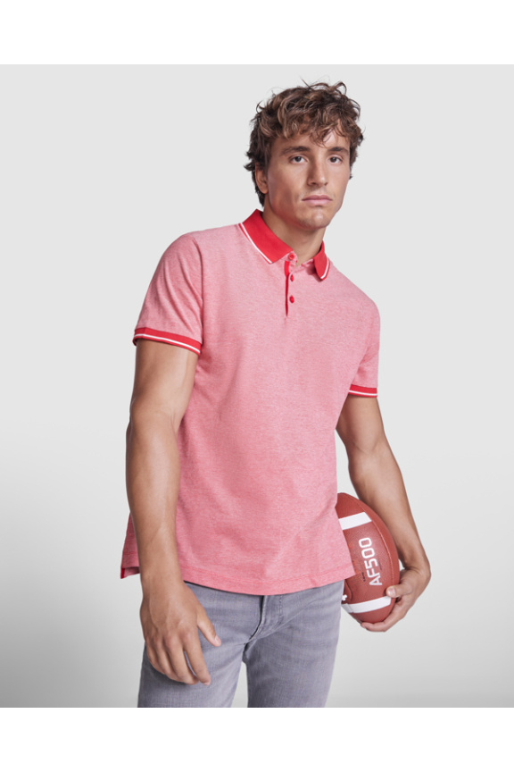 Tricou Polo Heather BOWIE pentru Bărbați - Bumbac 100%
