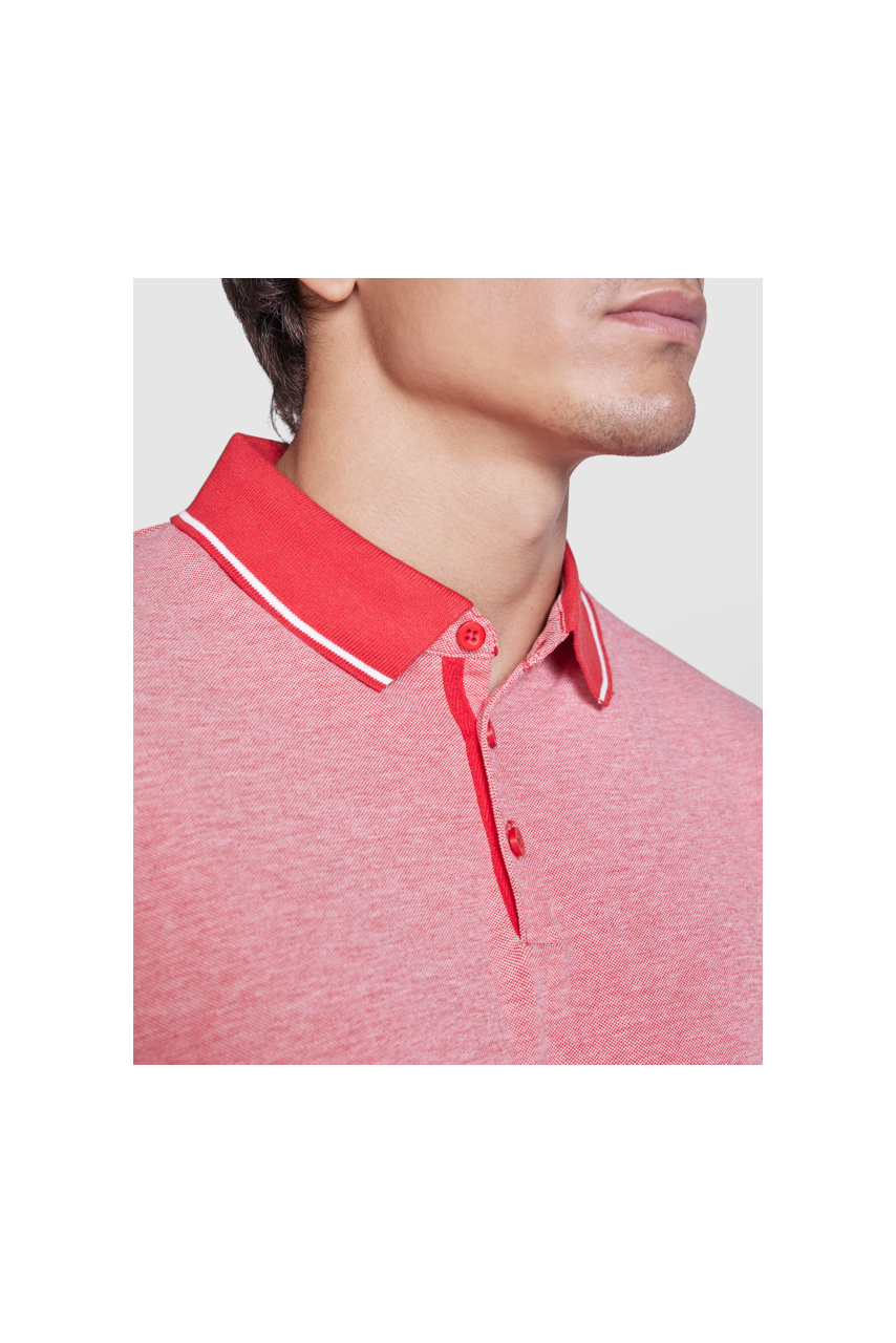 Bowie Heather Short-Sleeve Polo Shirt - 100% Cotton