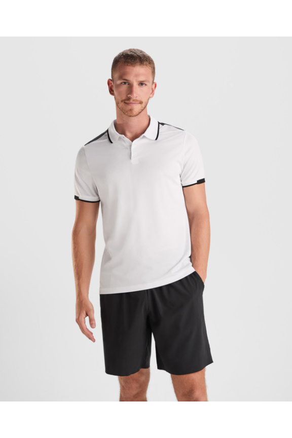 Polo Tricou Tehnic Bicolor Antibacterian