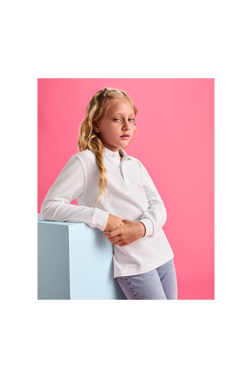 Tricou Polo Copii Mâneci Lungi Confortabil