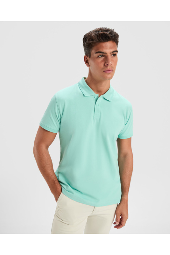 Tricou Polo Piqué cu Mânecă Scurtă