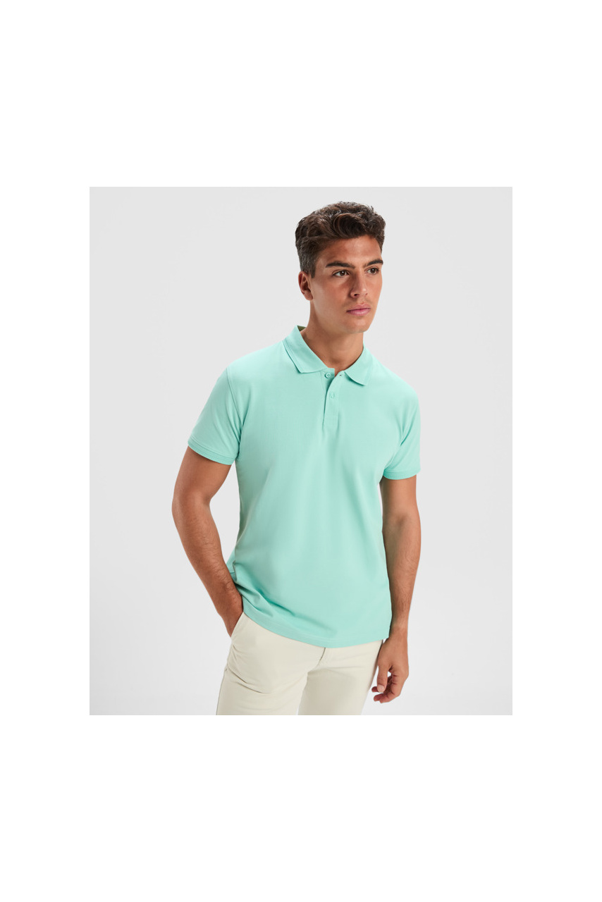 Tricou Polo Piqué cu Mânecă Scurtă