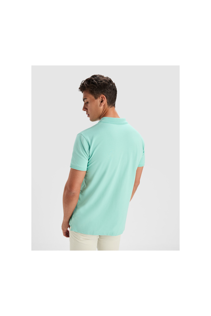 Tricou Polo Piqué cu Mânecă Scurtă