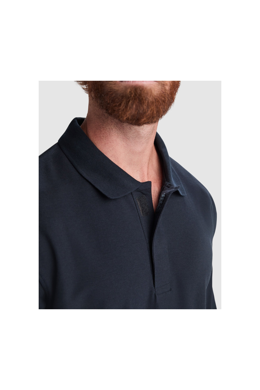 ROVER Long-Sleeve Piqué Polo Shirt - 100% Cotton