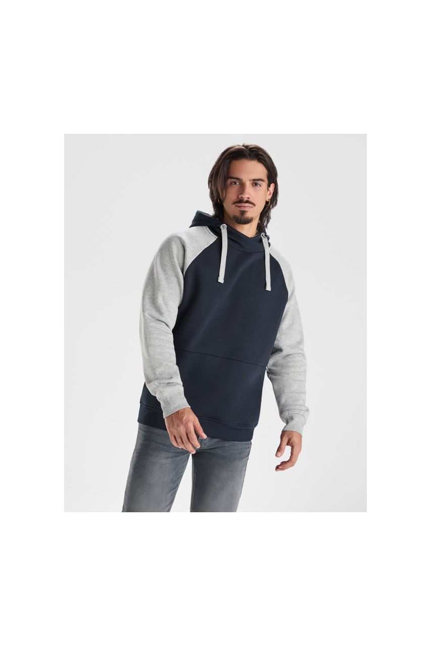 BADET Two-Tone Unisex Hooded Sweatshirt