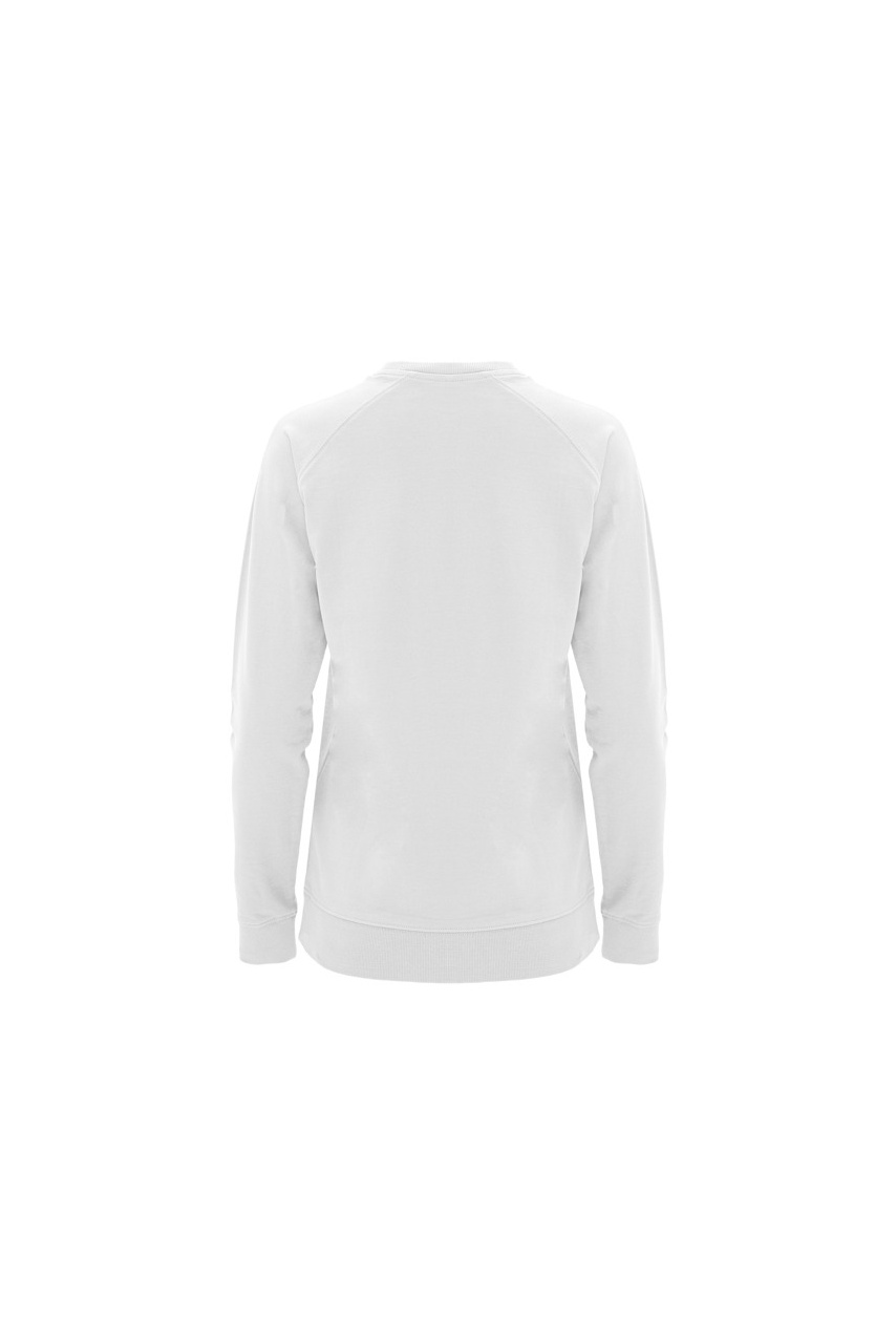 Heather Grey Raglan Cotton Sweatshirt for Women