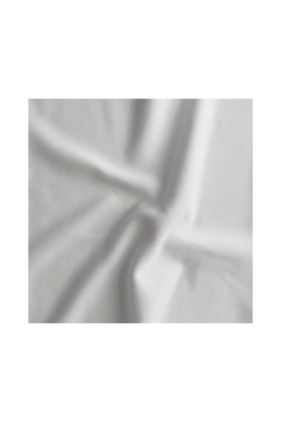 White Interlock Pointelle Polyester Fabric 140 GSM