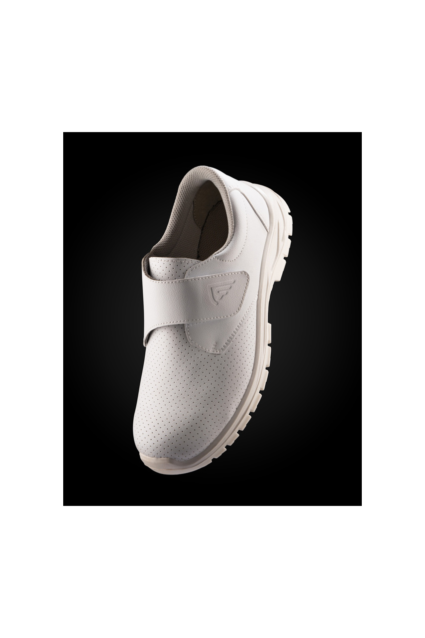 Pantofi de lucru OPAL microfibră albă